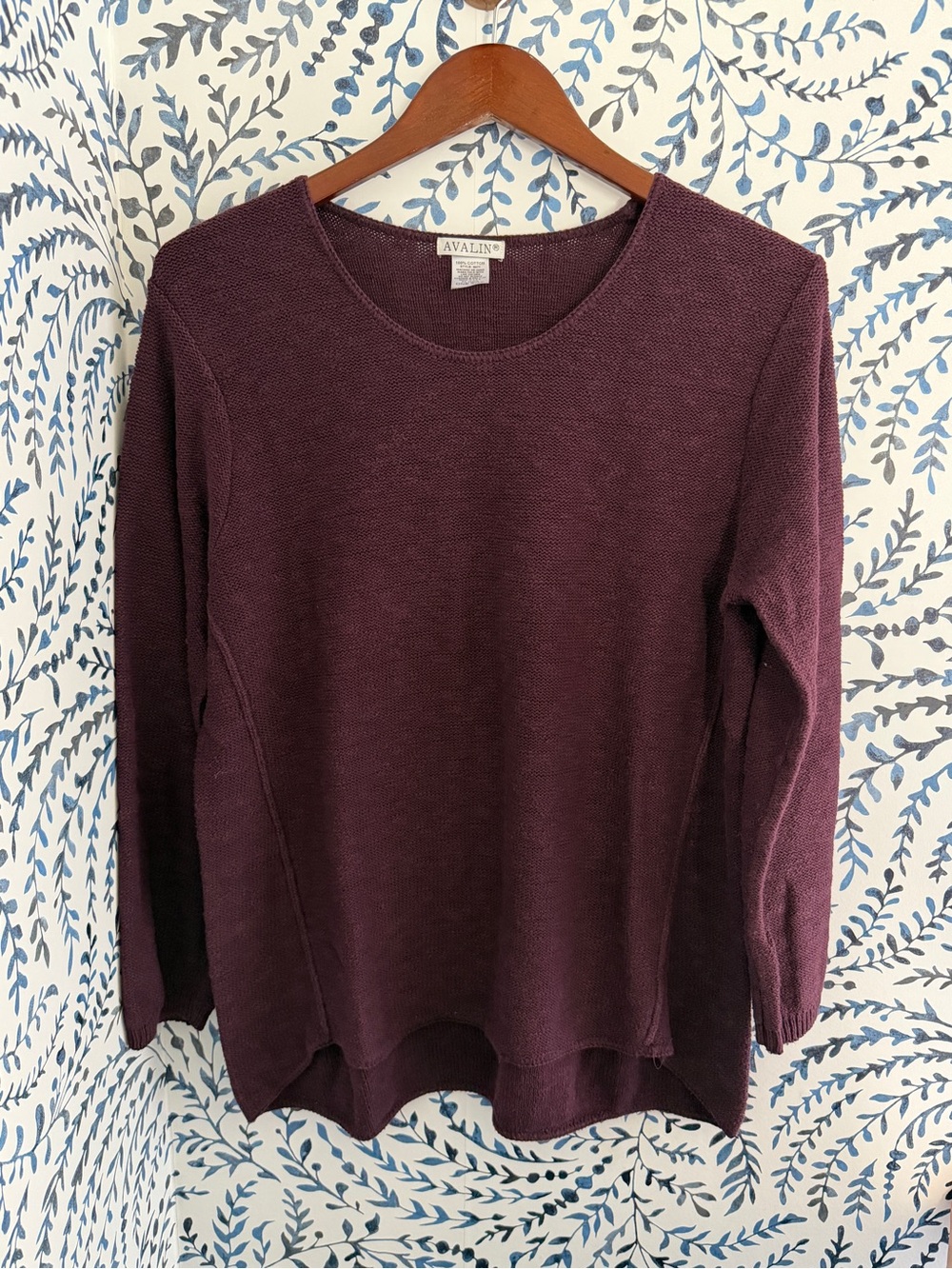 Avalin sweater - one size - plum
